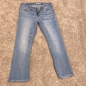 Mens BKE Fulton 32R jeans, hemmed to a 29 inch inseam.